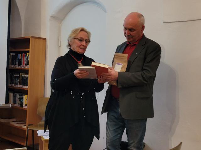 Agathe Pöschl  und Herr Palaver