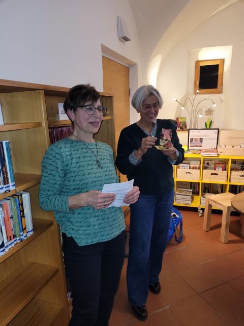 Dank ausgesprochen durch Elisabeth Ladner - Büchereileitung